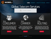Tablet Screenshot of nobelglobe.com